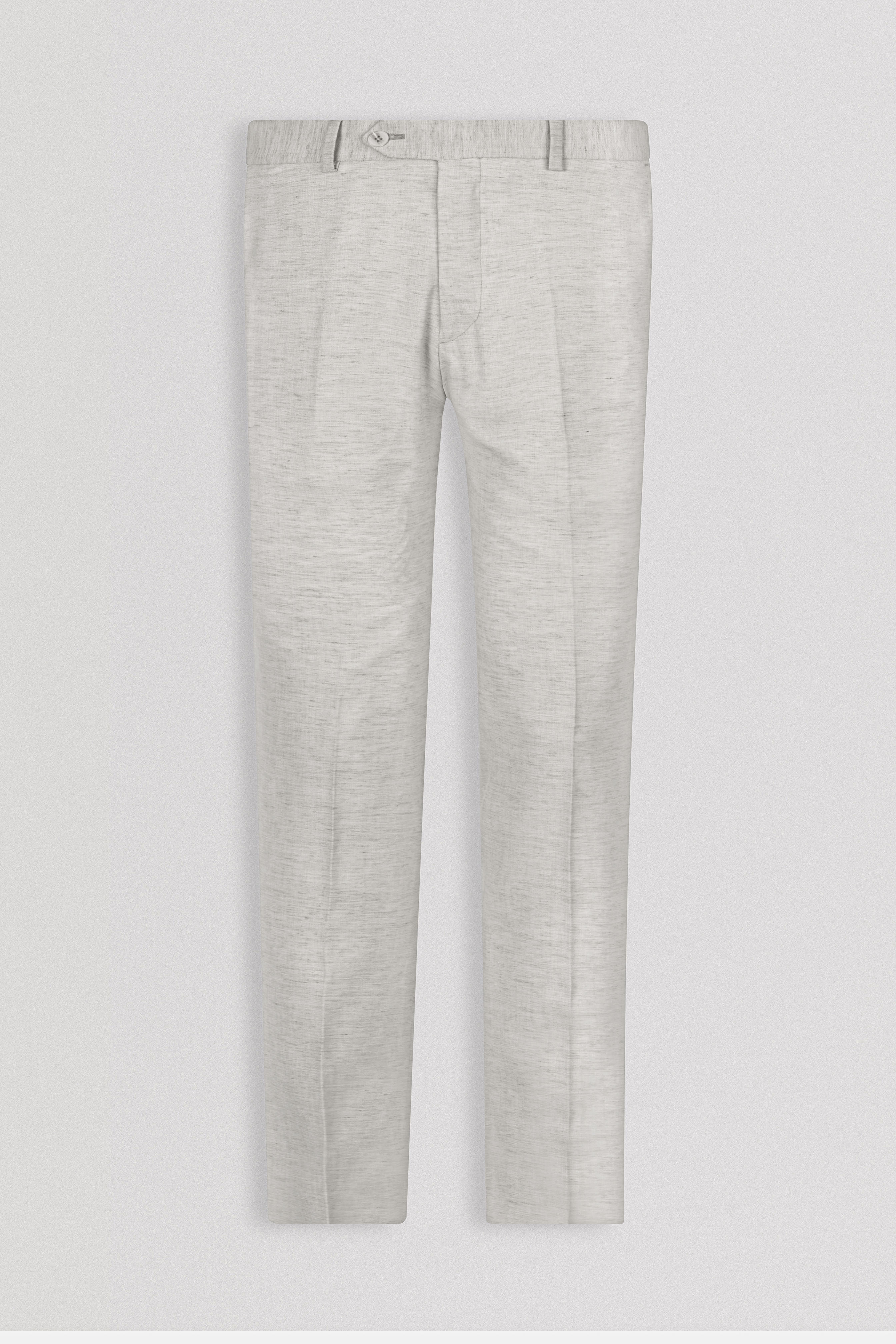 Off White Linen Blend Smart Casual pants