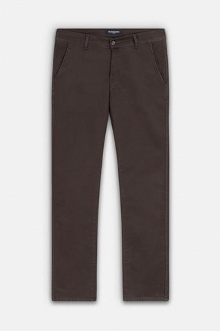 Brown Gabardine Pant