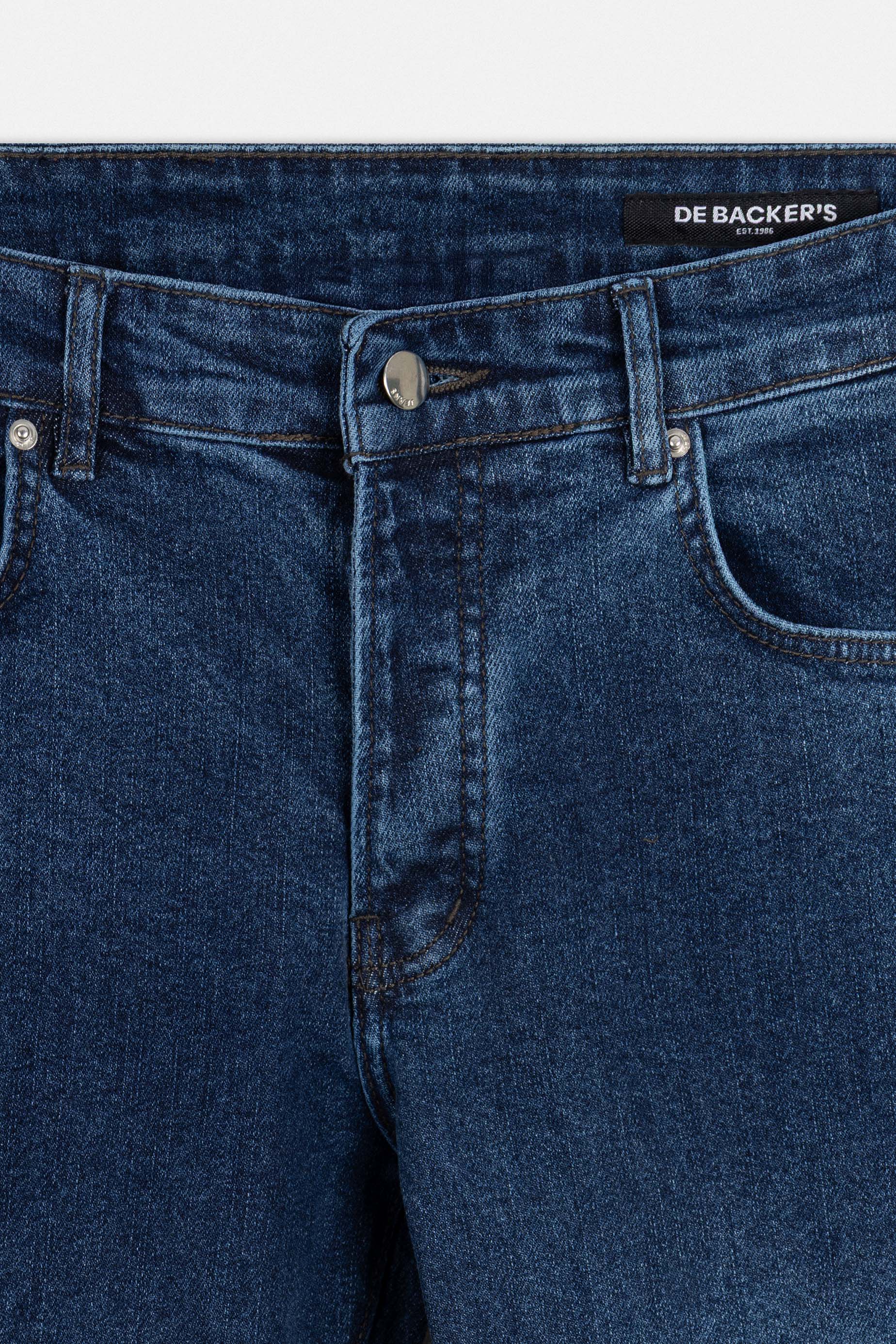 Deep Indigo Blue Wash Jeans