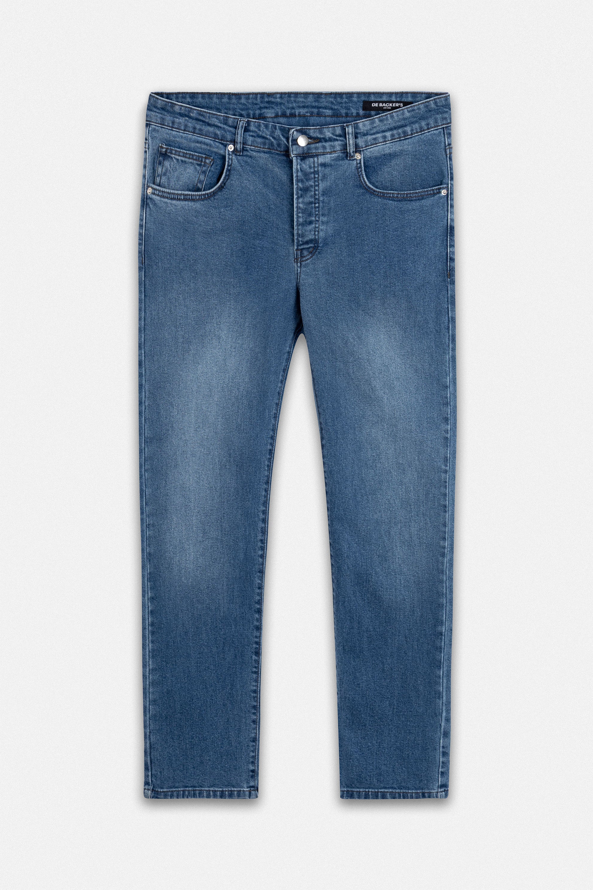 Light-Wash Blue Jeans