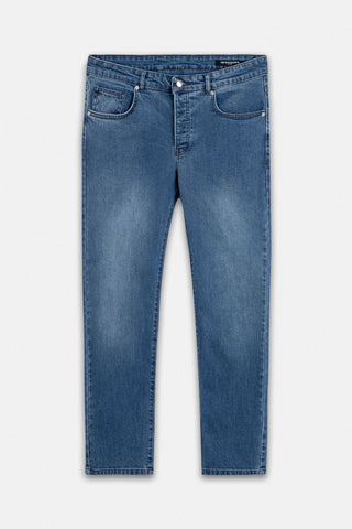 Light-Wash Blue Jeans