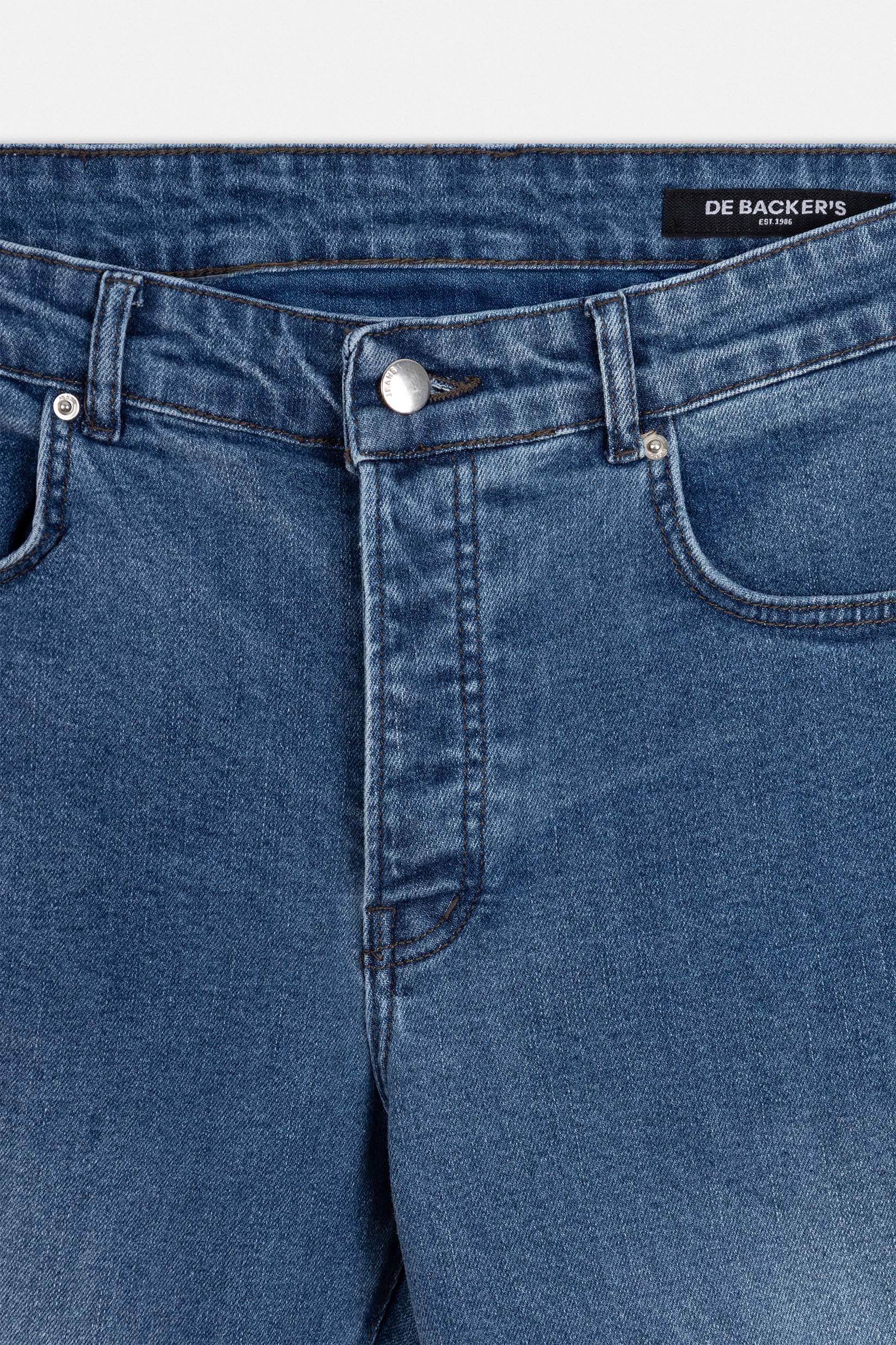 Light-Wash Blue Jeans