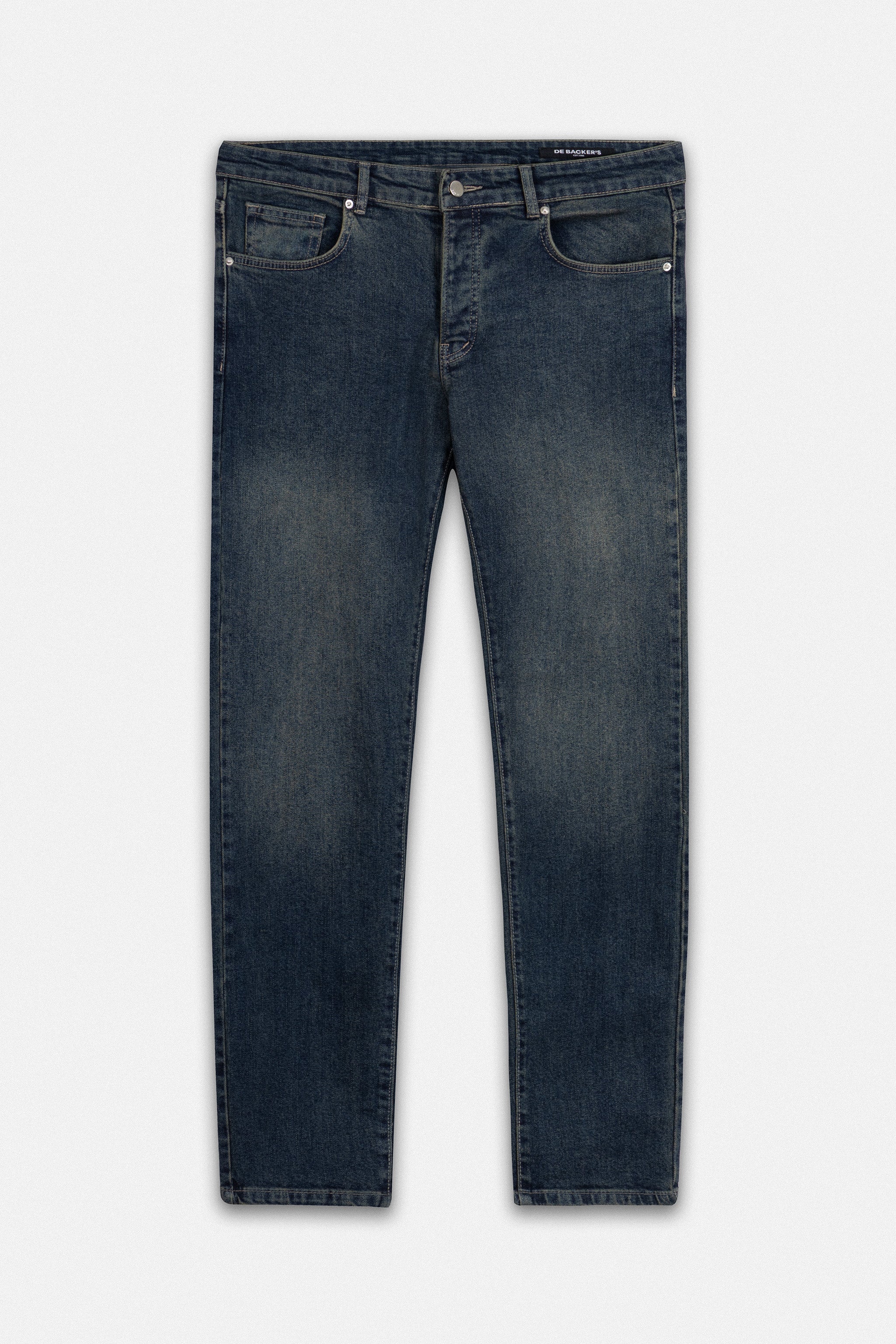 Deep Indigo Blue Wash Jeans