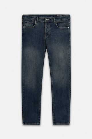 Deep Indigo Blue Wash Jeans
