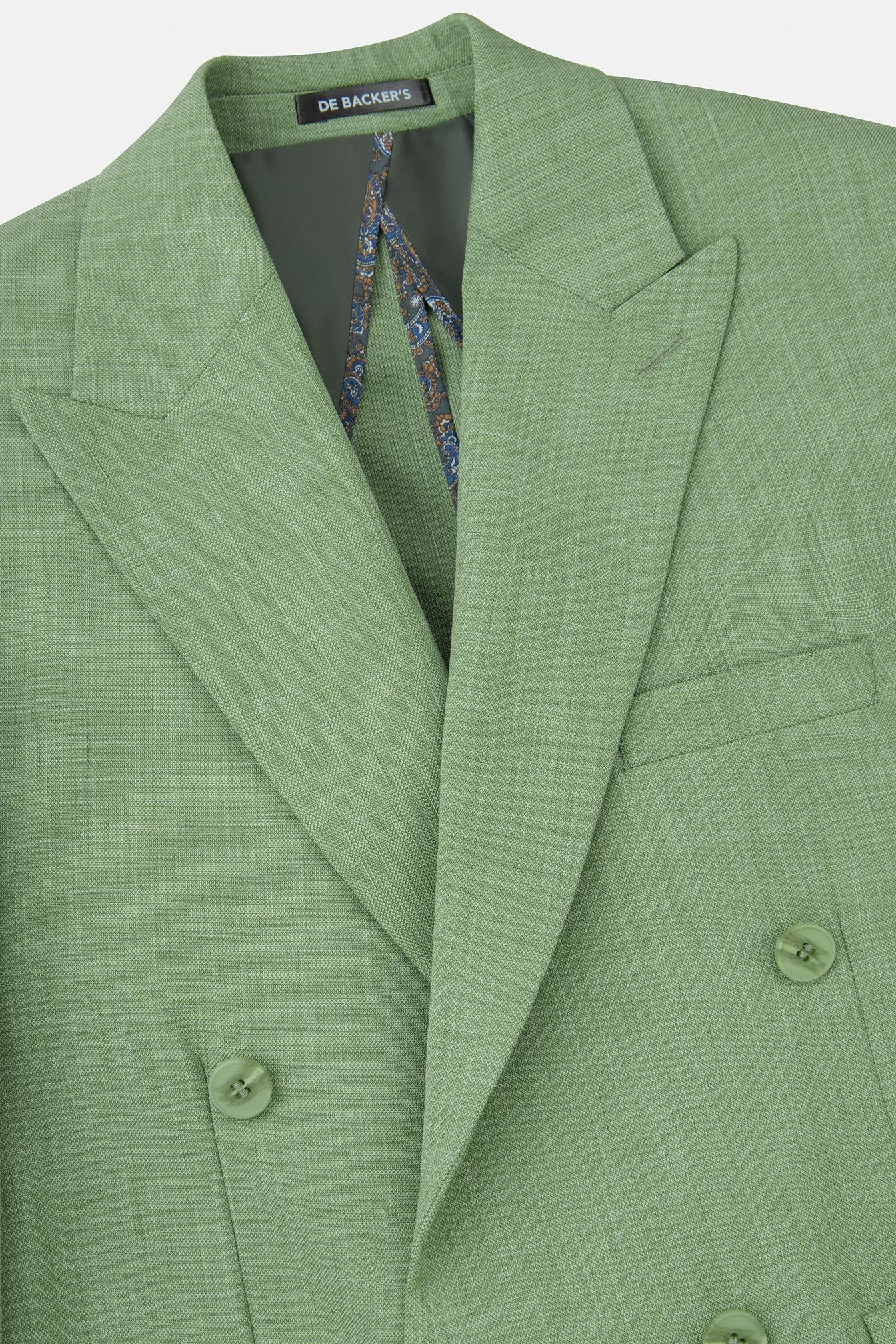 Light Green patterned Casual Blazer