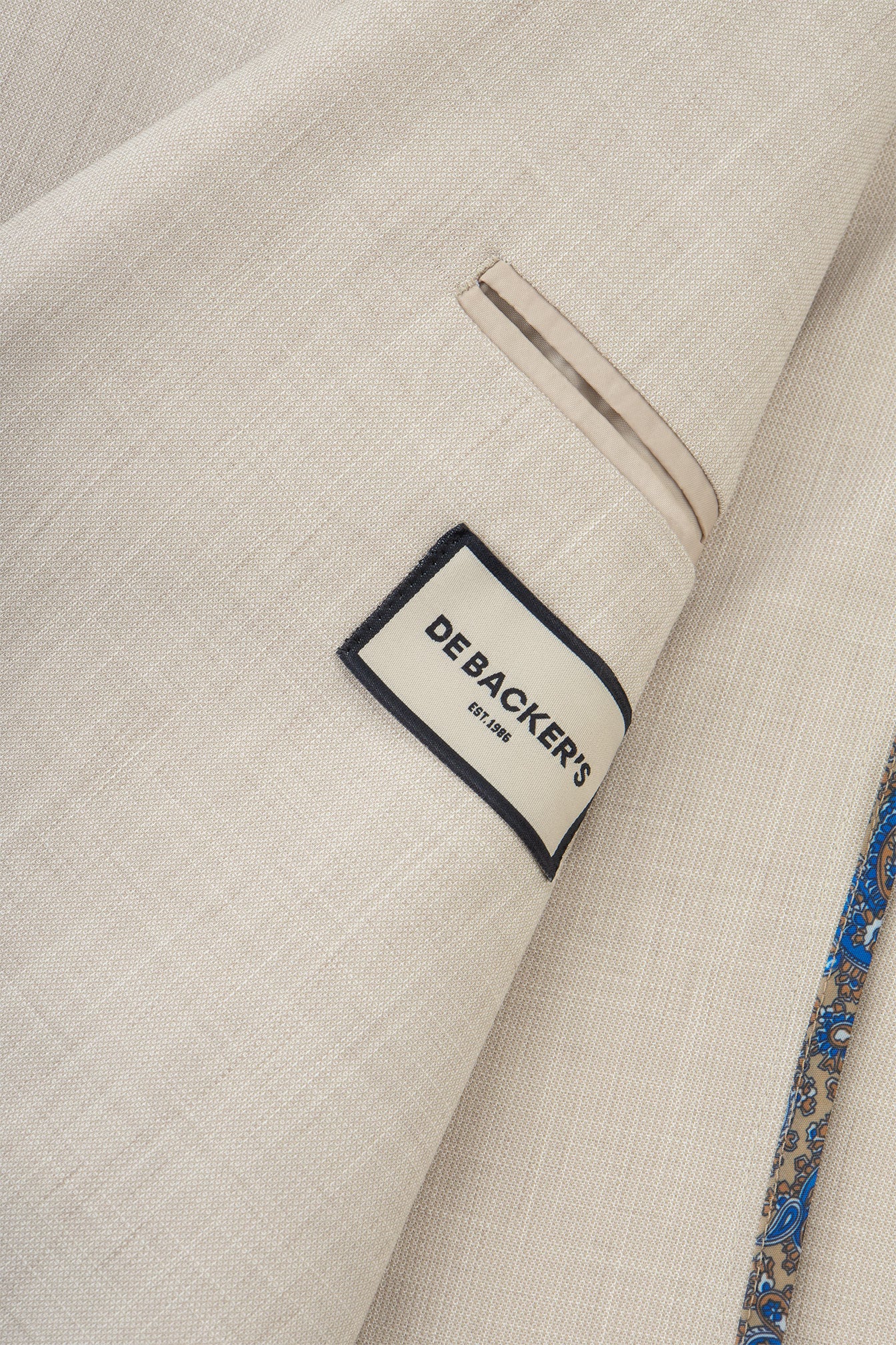 Beige patterned Casual Blazer