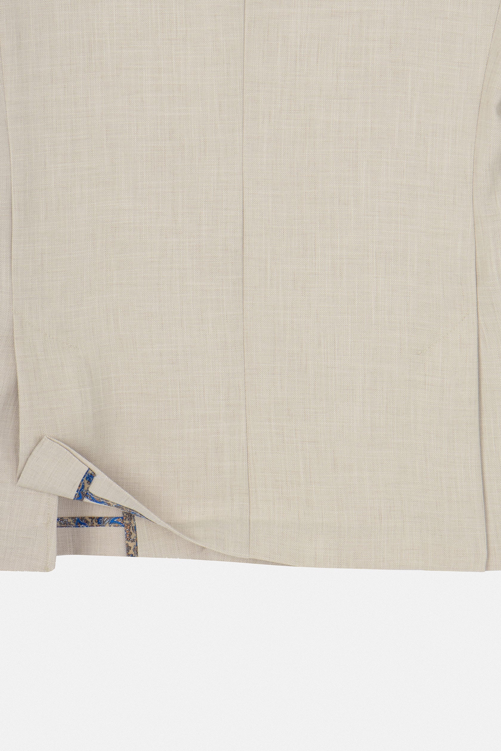 Beige patterned Casual Blazer