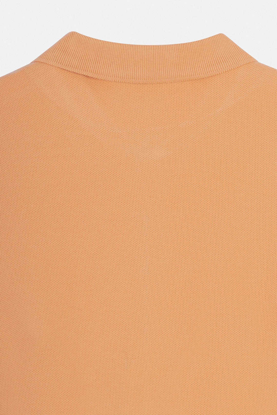Pique Orange Cotton Polo