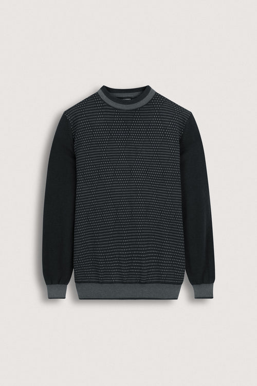 Black Crew Neck Pullover