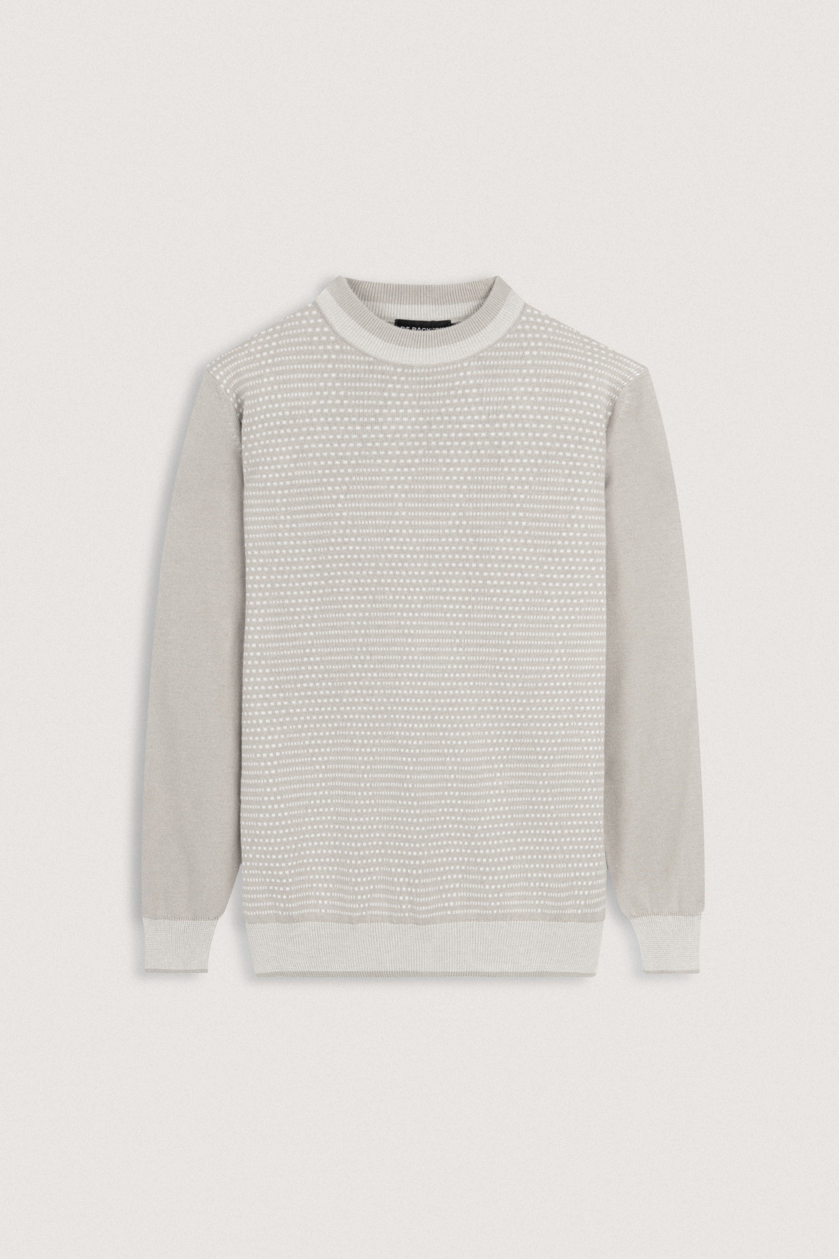 Light Beige Crew Neck Pullover