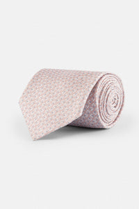 Jacquard Floral Rose Necktie with Handkerchief