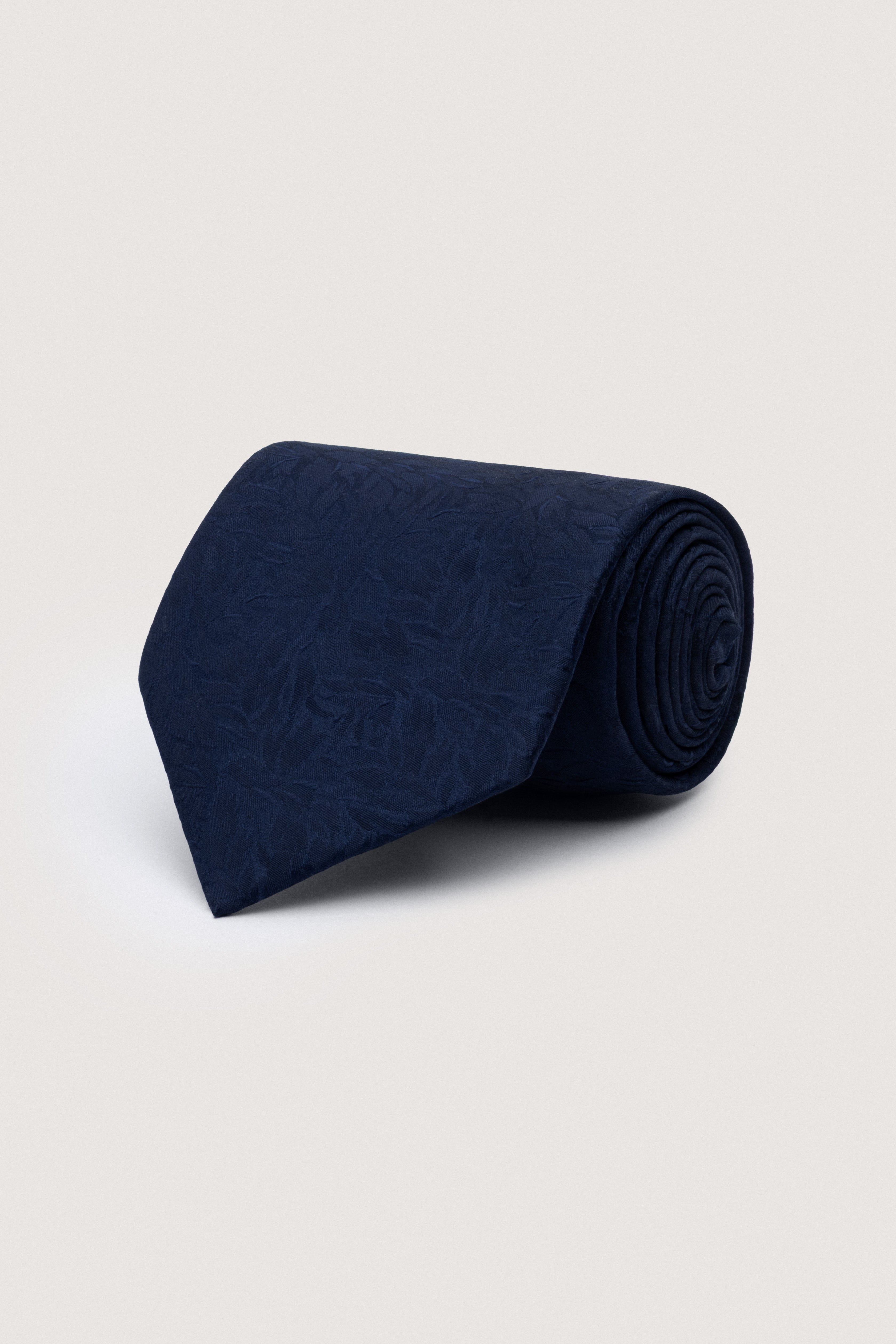 Navy Necktie with Handkerchief - De Backers - 1