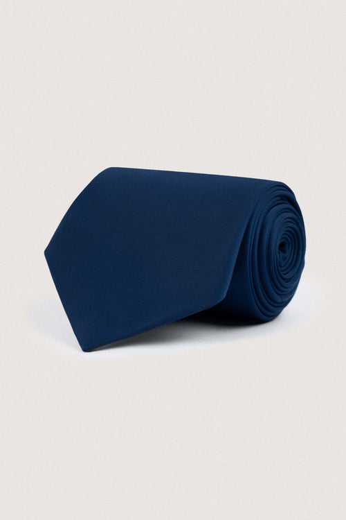 Navy Silk Necktie