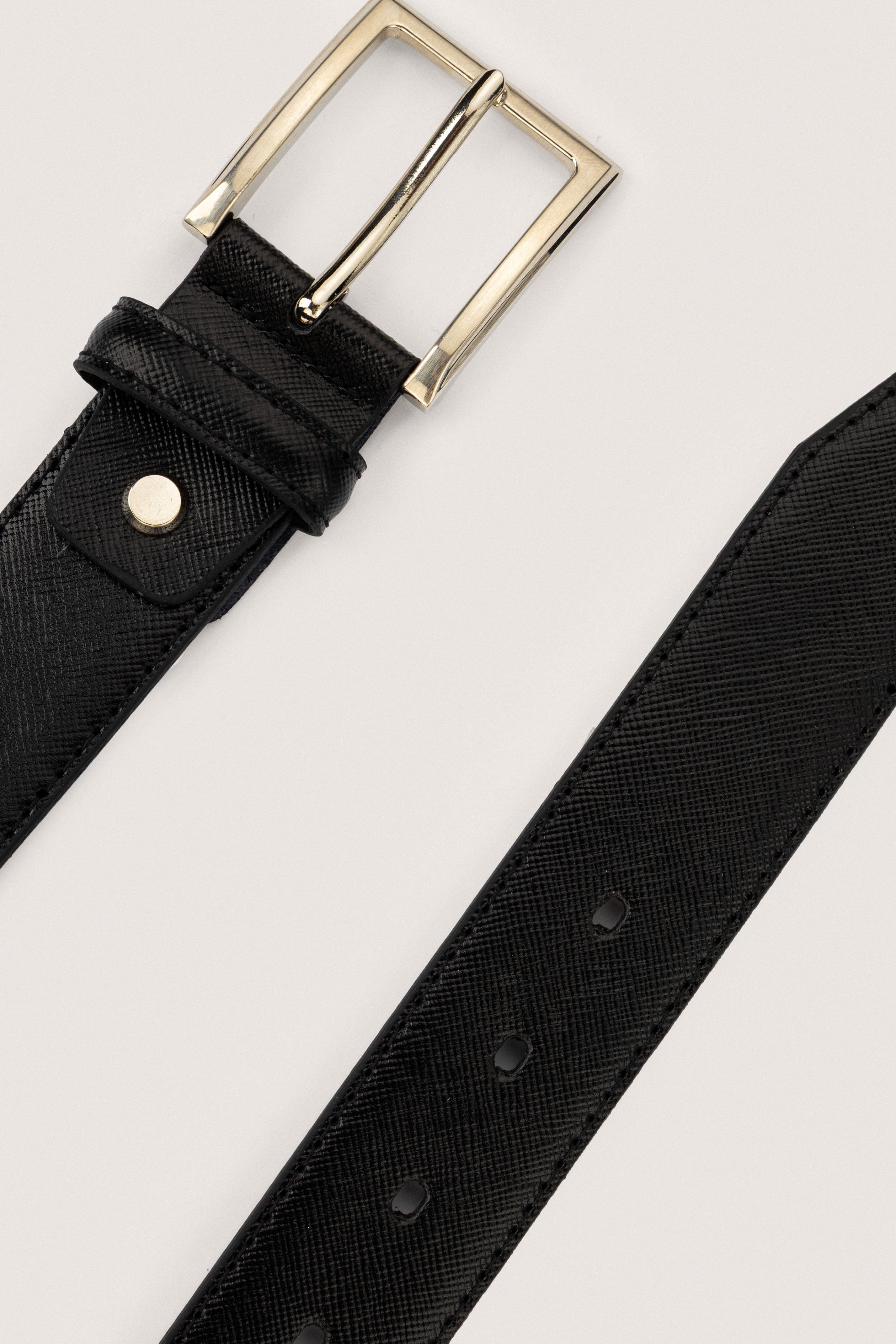 Black Vernis Leather Classic Belt
