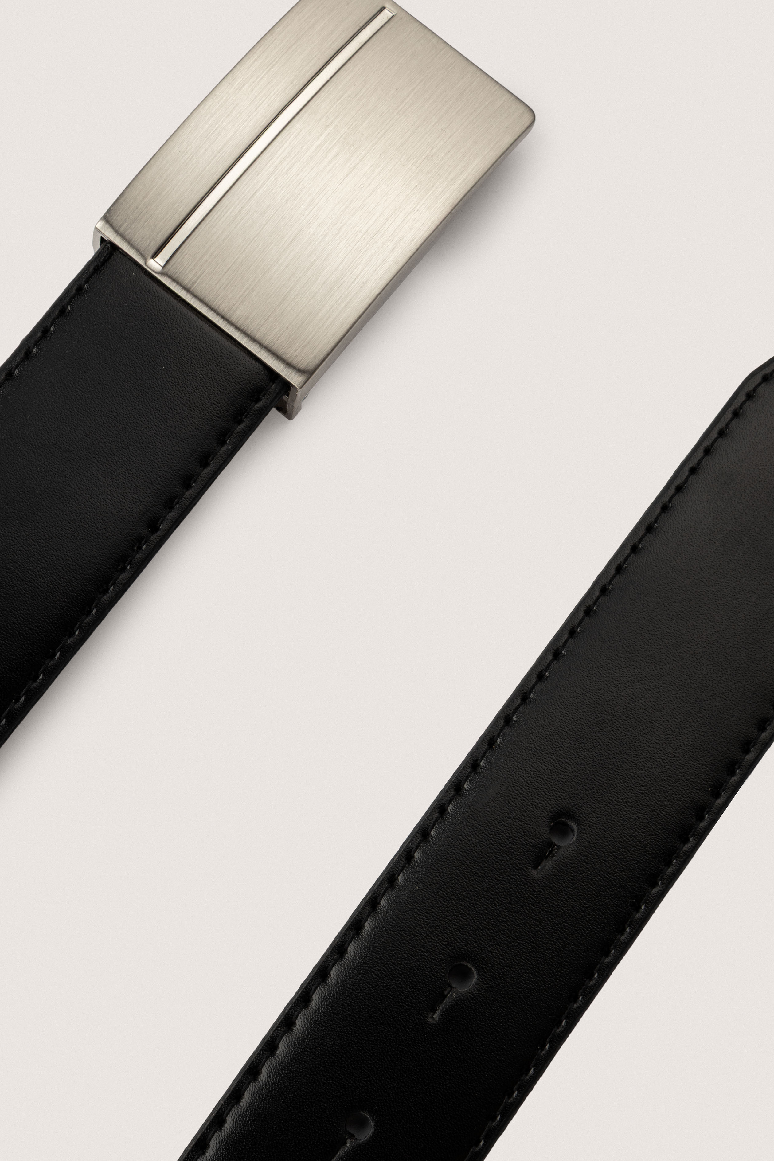 Black Leather Classic Belt