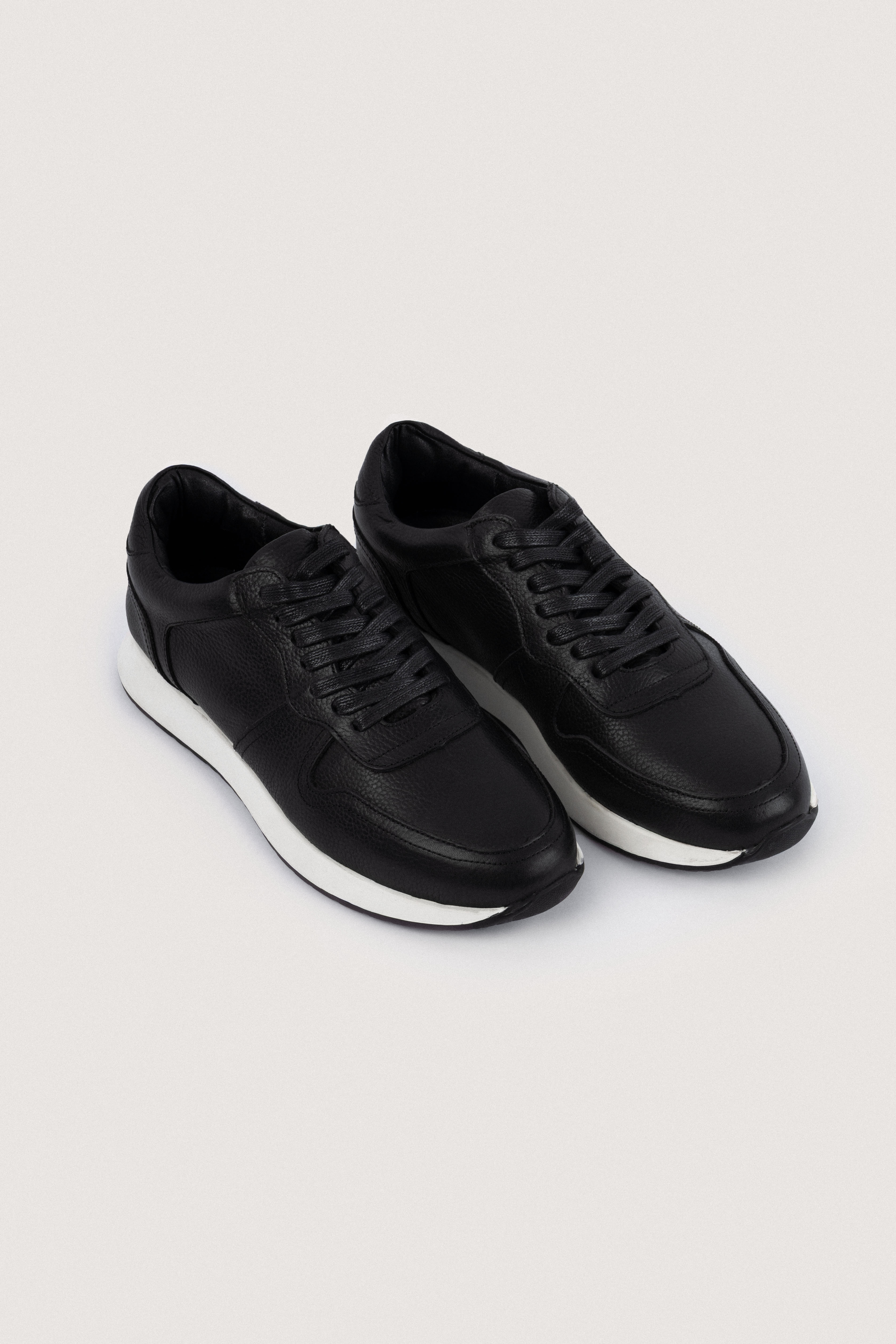 Black leather Sneakers