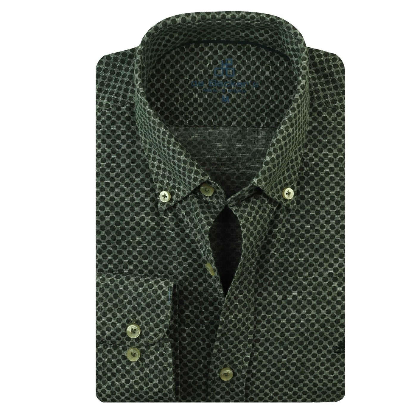 Green patterned Casual Shirt