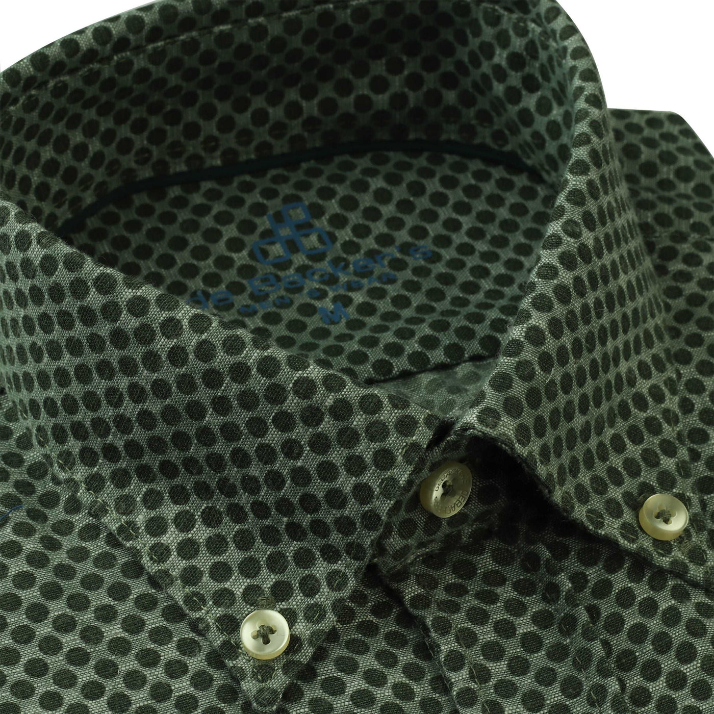 Green patterned Casual Shirt