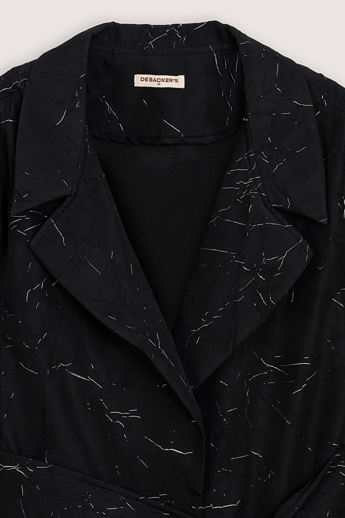 Black Printed Casual Women's Suit - De Backers - 2