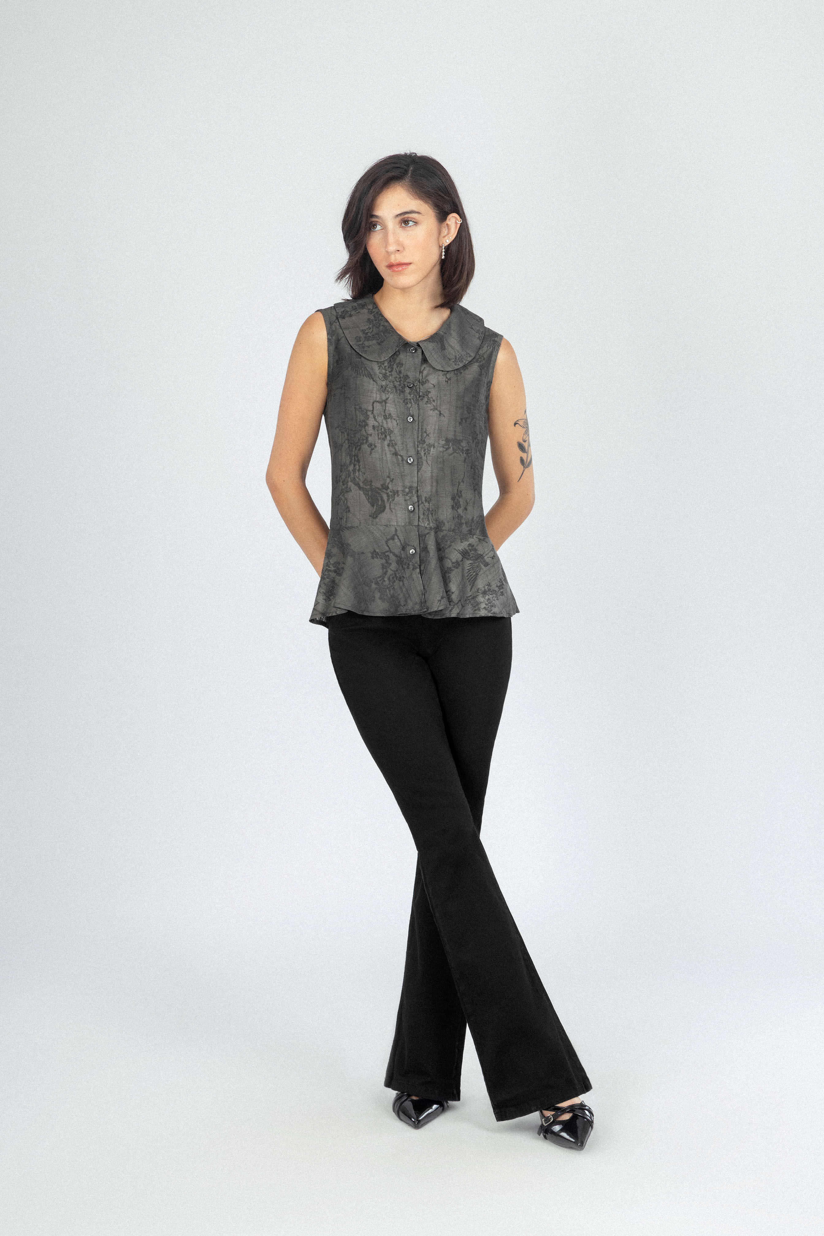 Bootcut Black wash Jeans