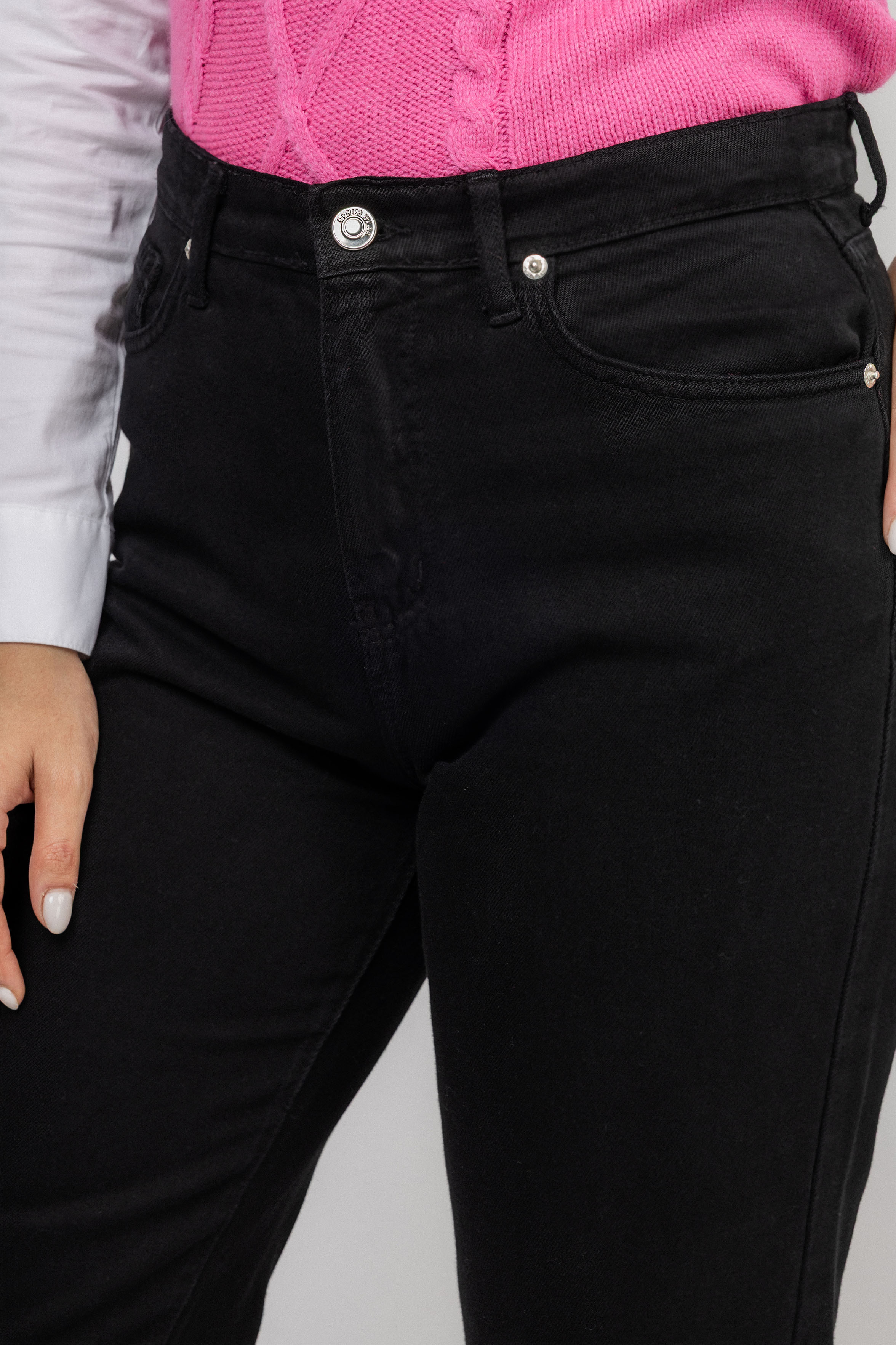 Black Washed wide leg Jeans