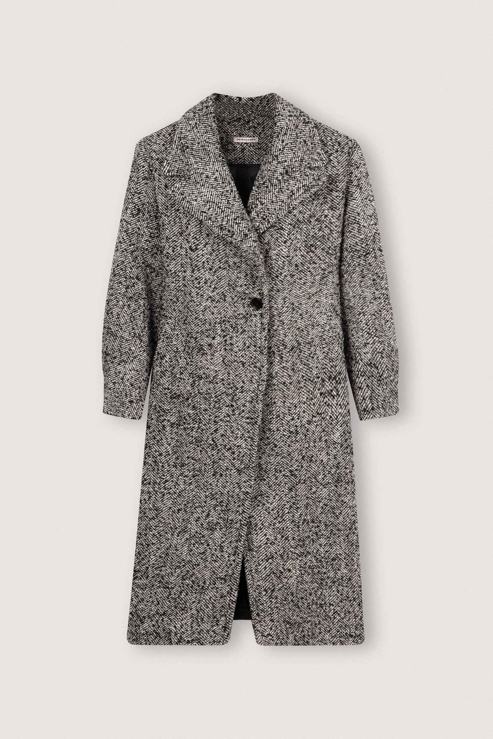 Light Brown Wool Blend Long Coat