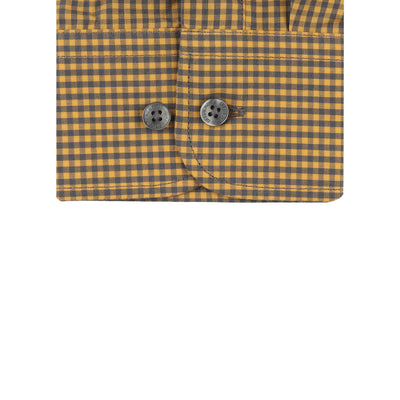 Yellow Stripped Casual Shirt