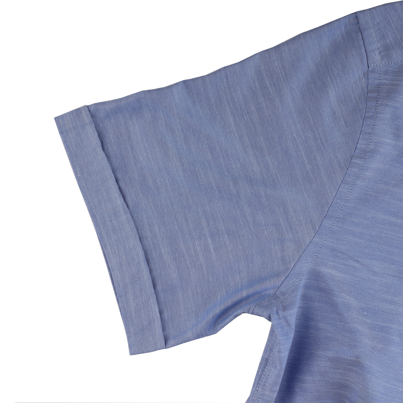 Short-sleeves Sky-Blue shirt.