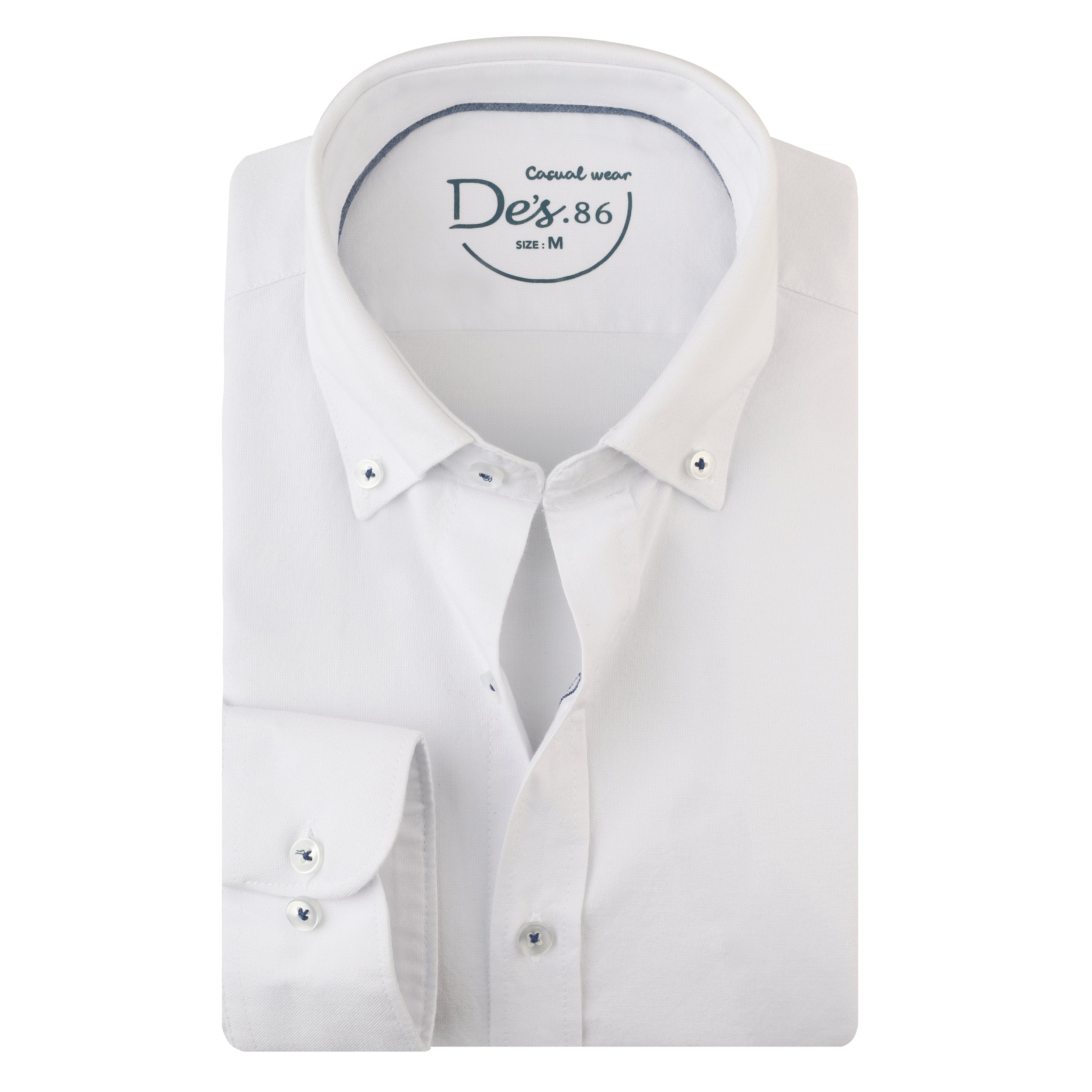 White Casual Shirt - 1