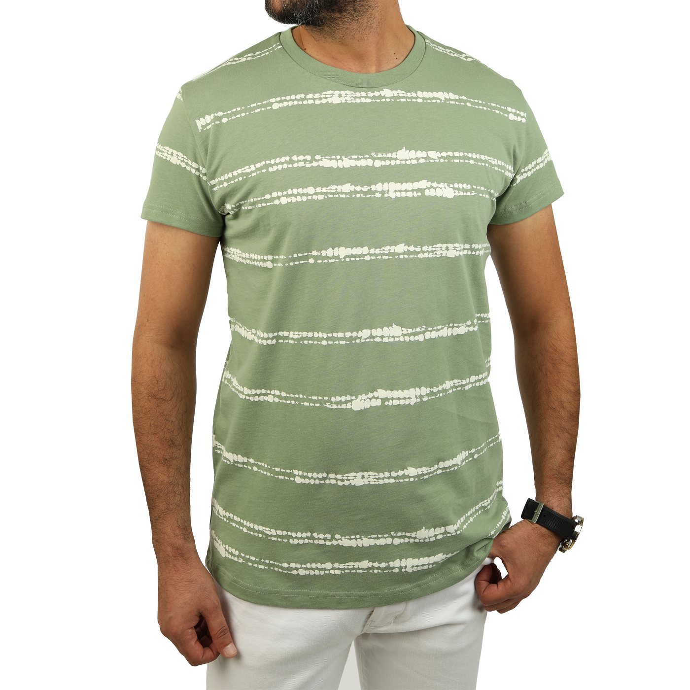 Light-Green round T-shirt