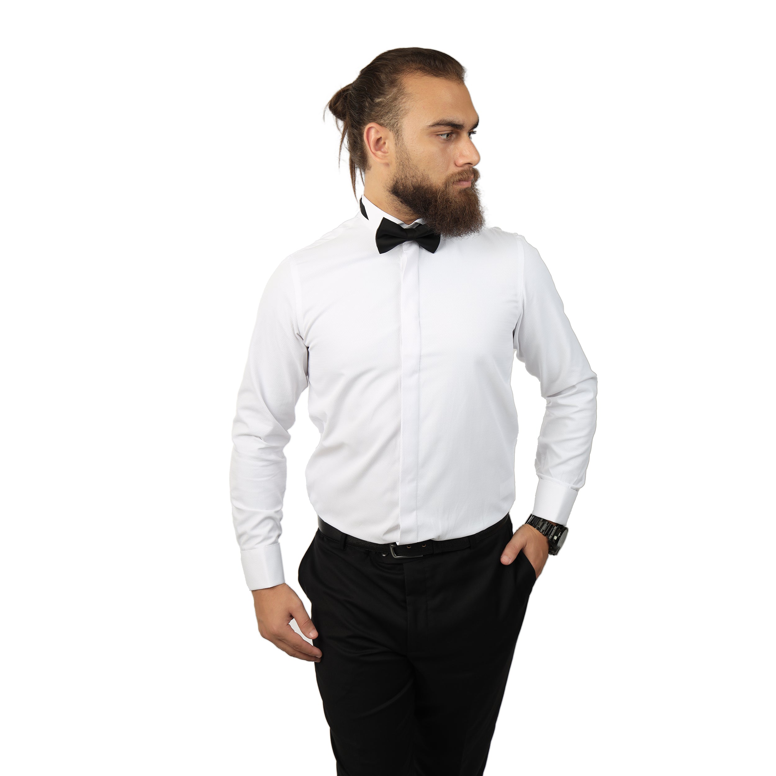White CLASSIC SHIRT - 2