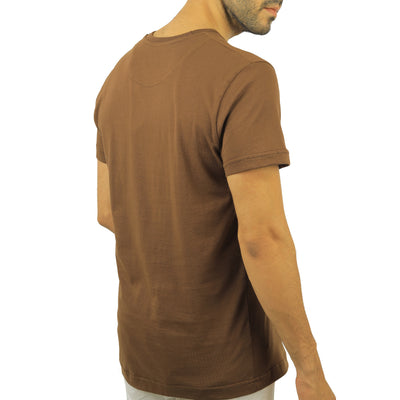 Brown round T-shirt