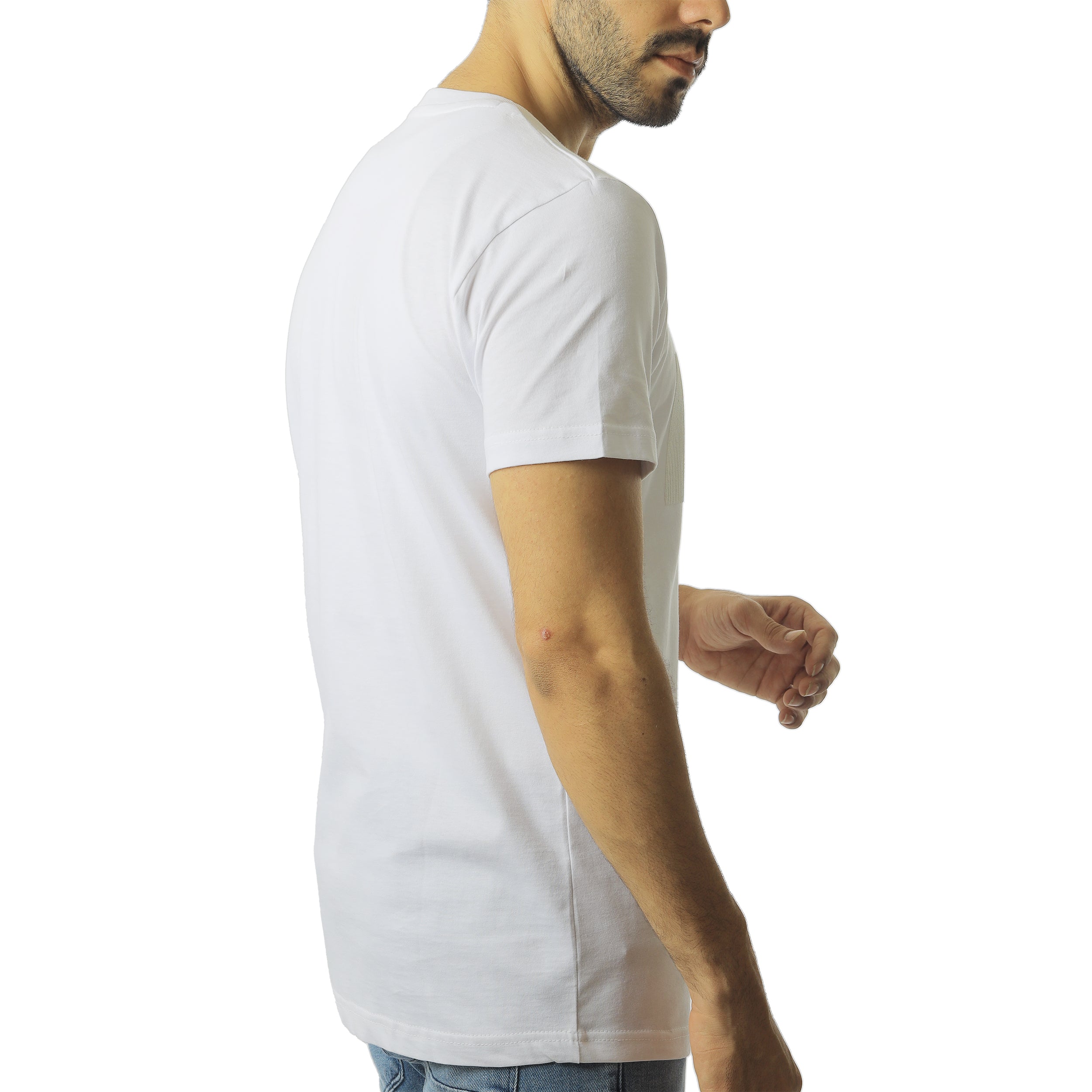 White round T-shirt