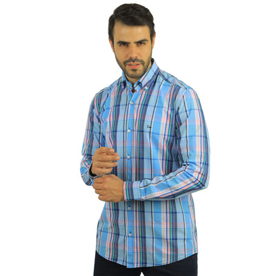 Light-Blue Stripped Casual Shirt