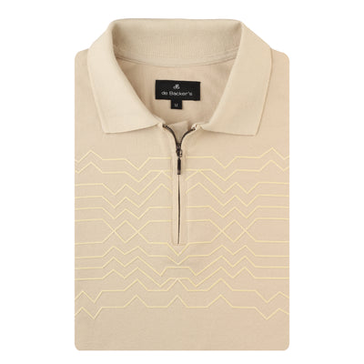 Beige coloured Polo shirt