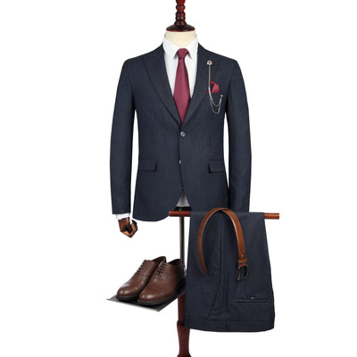 Navy Suit.