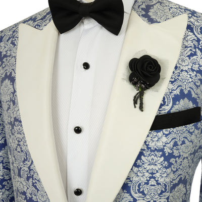 Silver*Blue Suit.