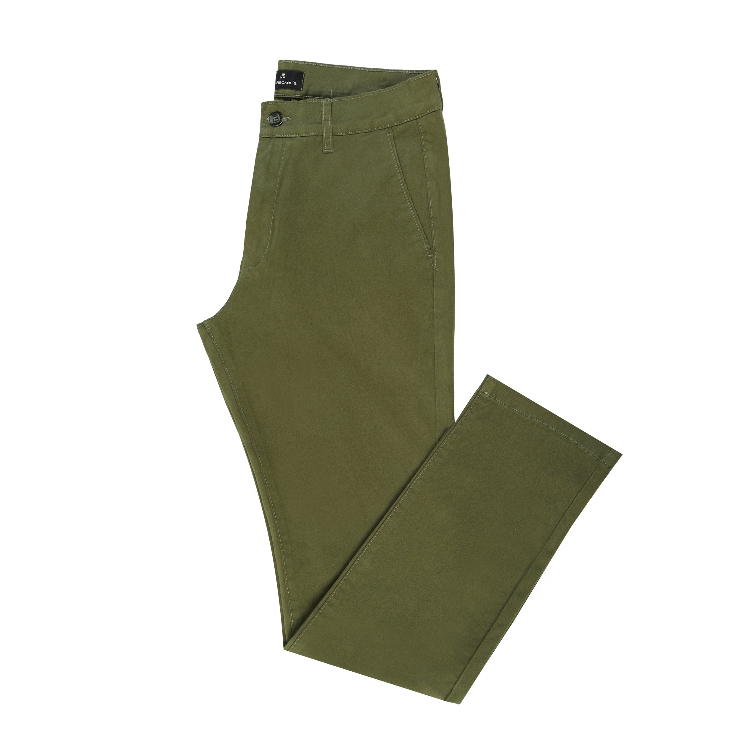 Dark Green Gabardine Pant