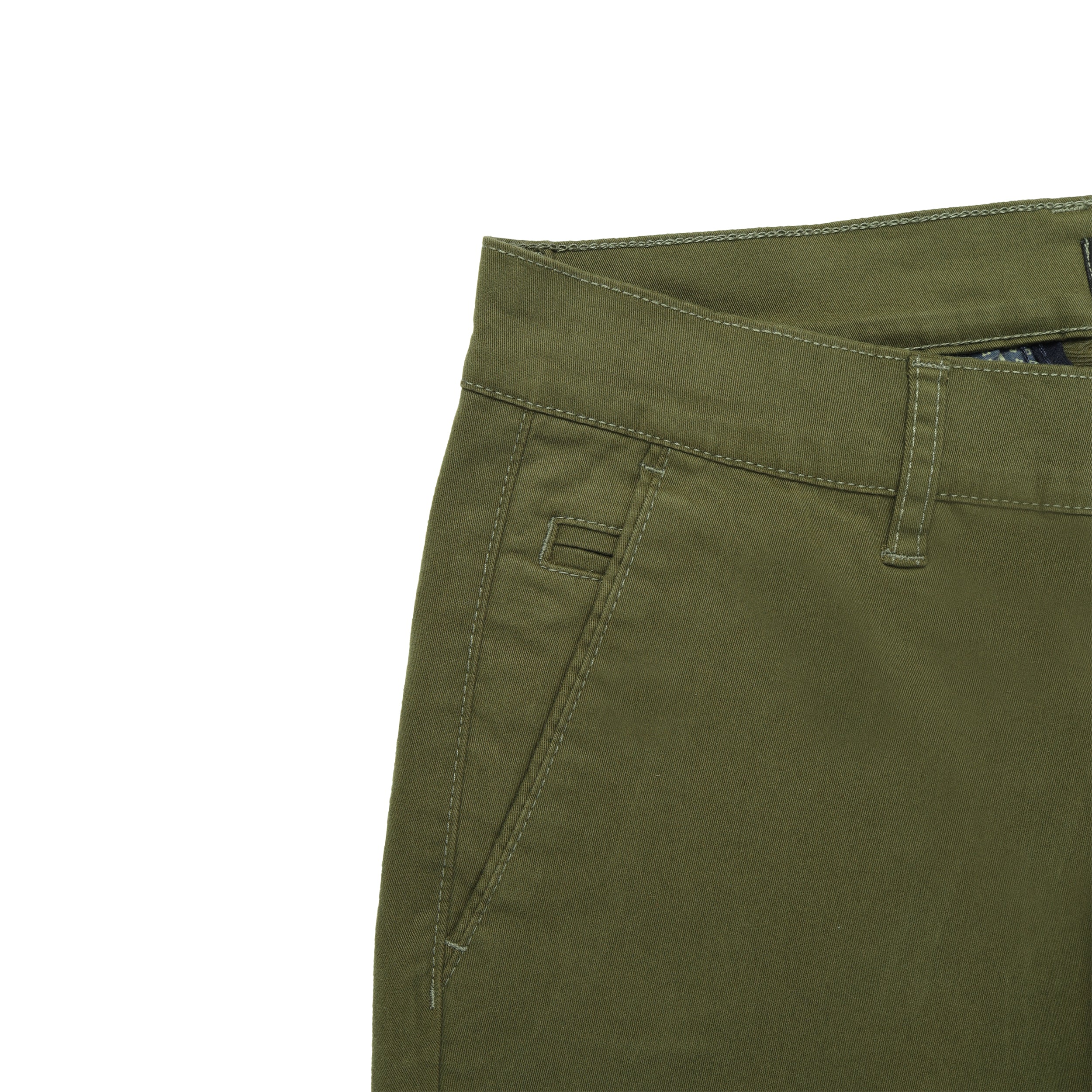 Dark Green Gabardine Pant