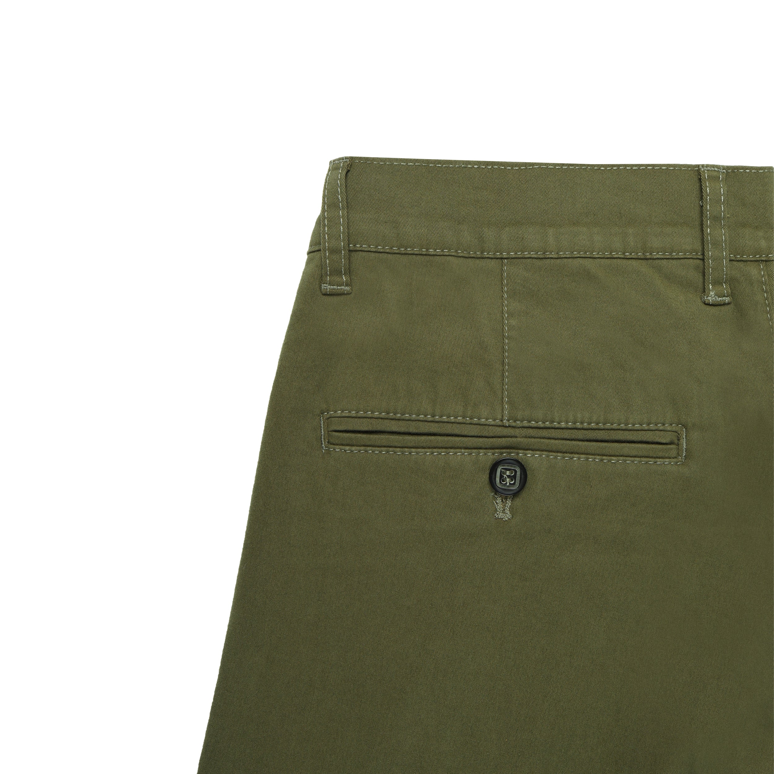 Dark Green Gabardine Pant