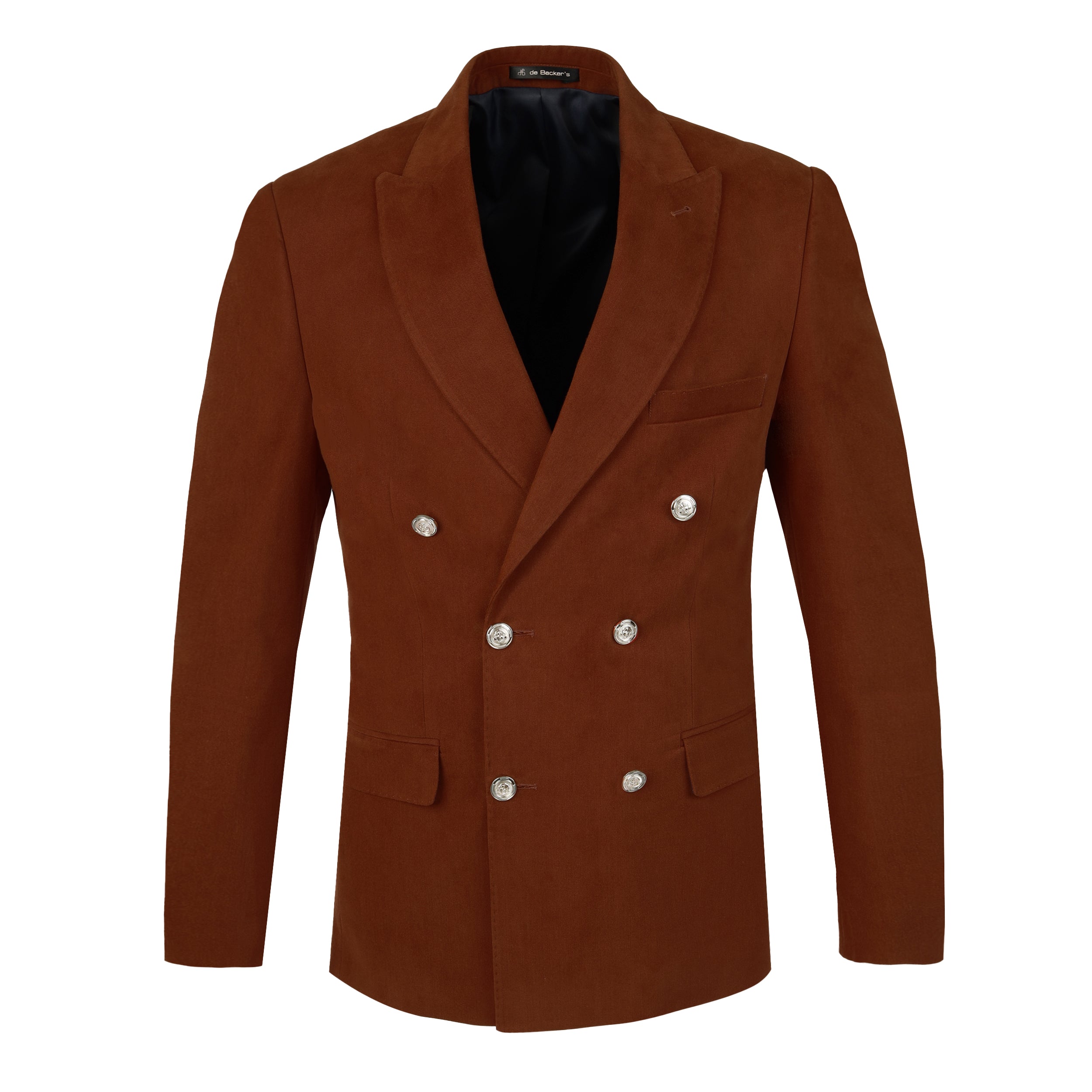 Gabardine Cotton Brick Blazer