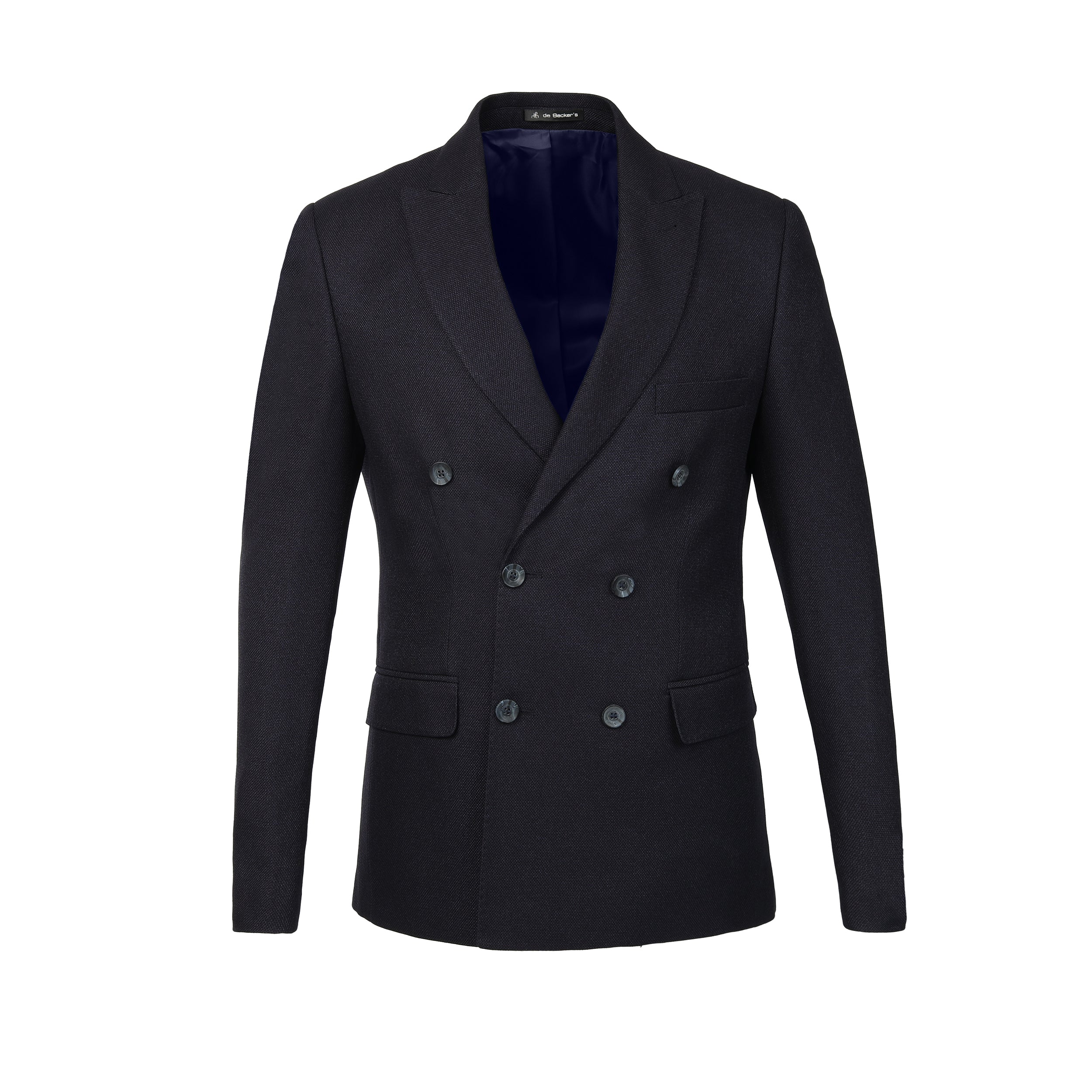 Jacquard Dark Navy Blazer