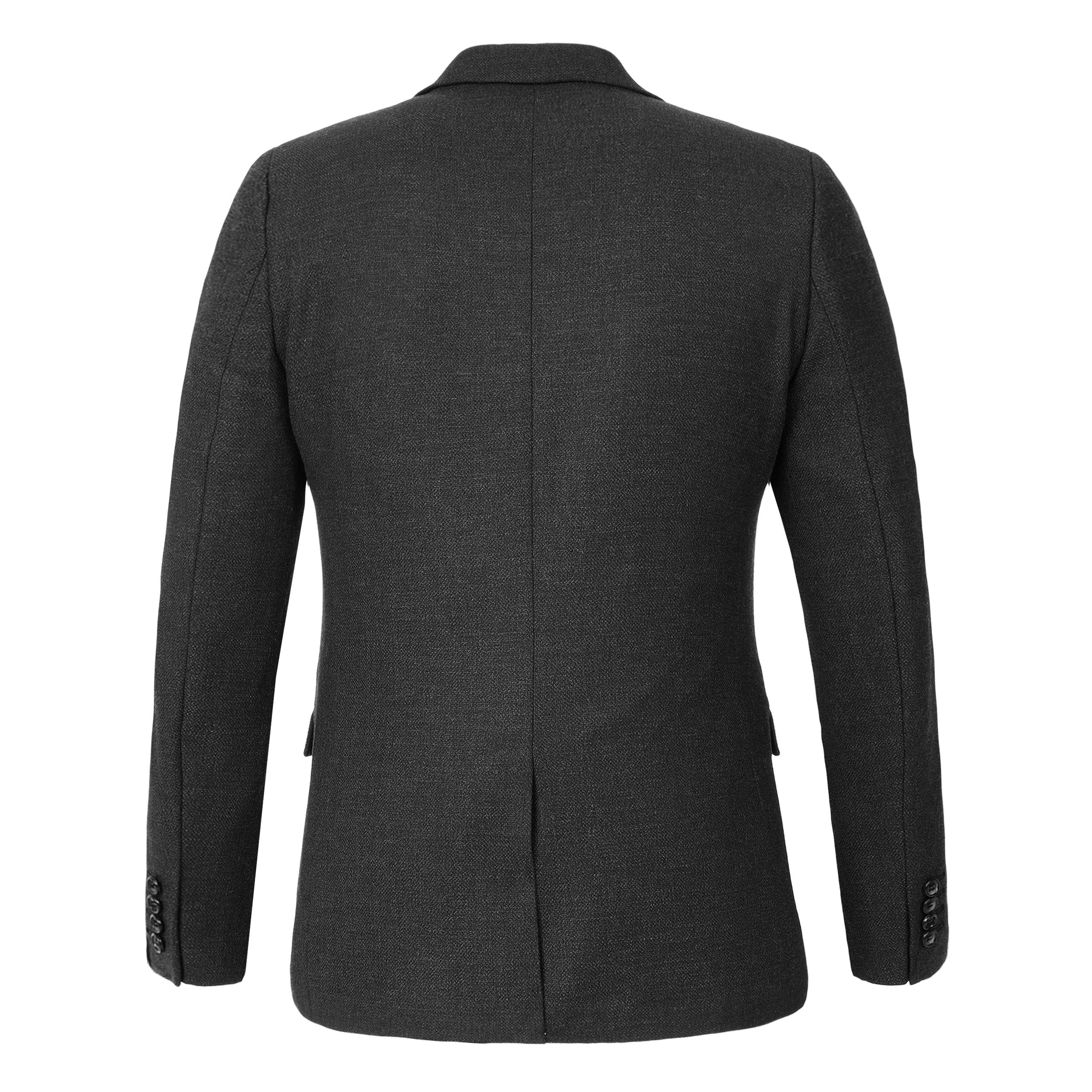 Knitted Dark Gray Blazer