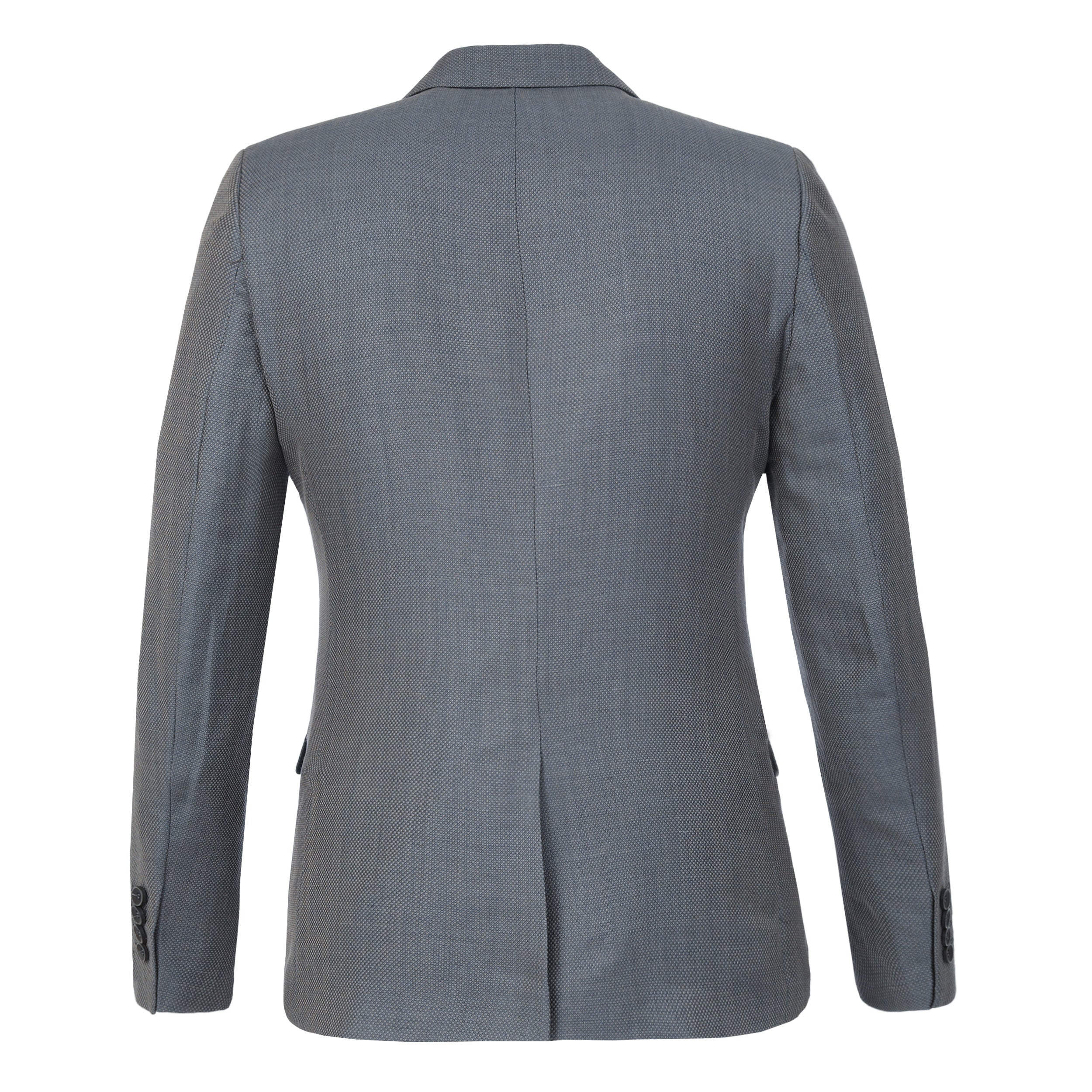 Jacquard Linen Gray Blazer