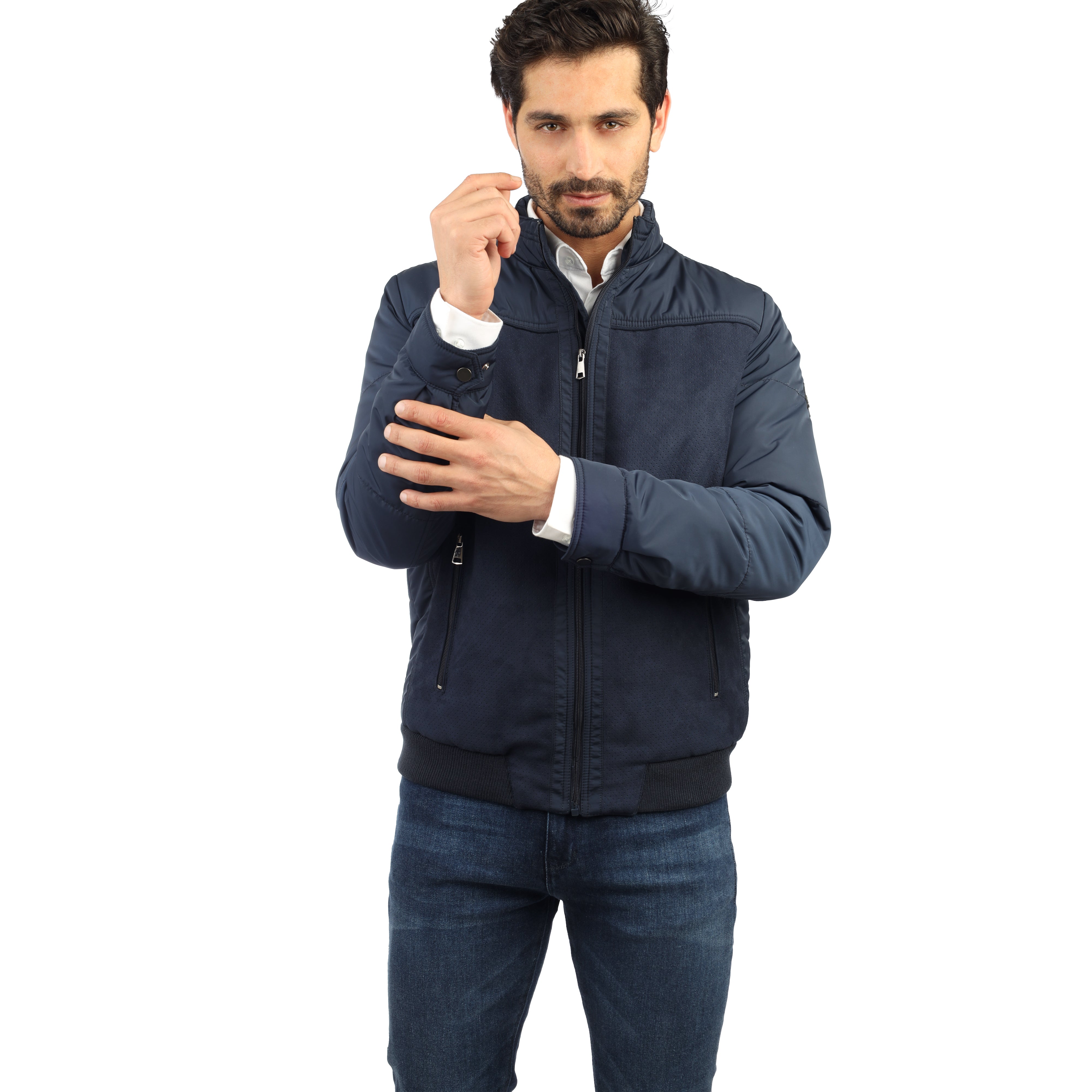 Navy Velvet Waterproof Jacket