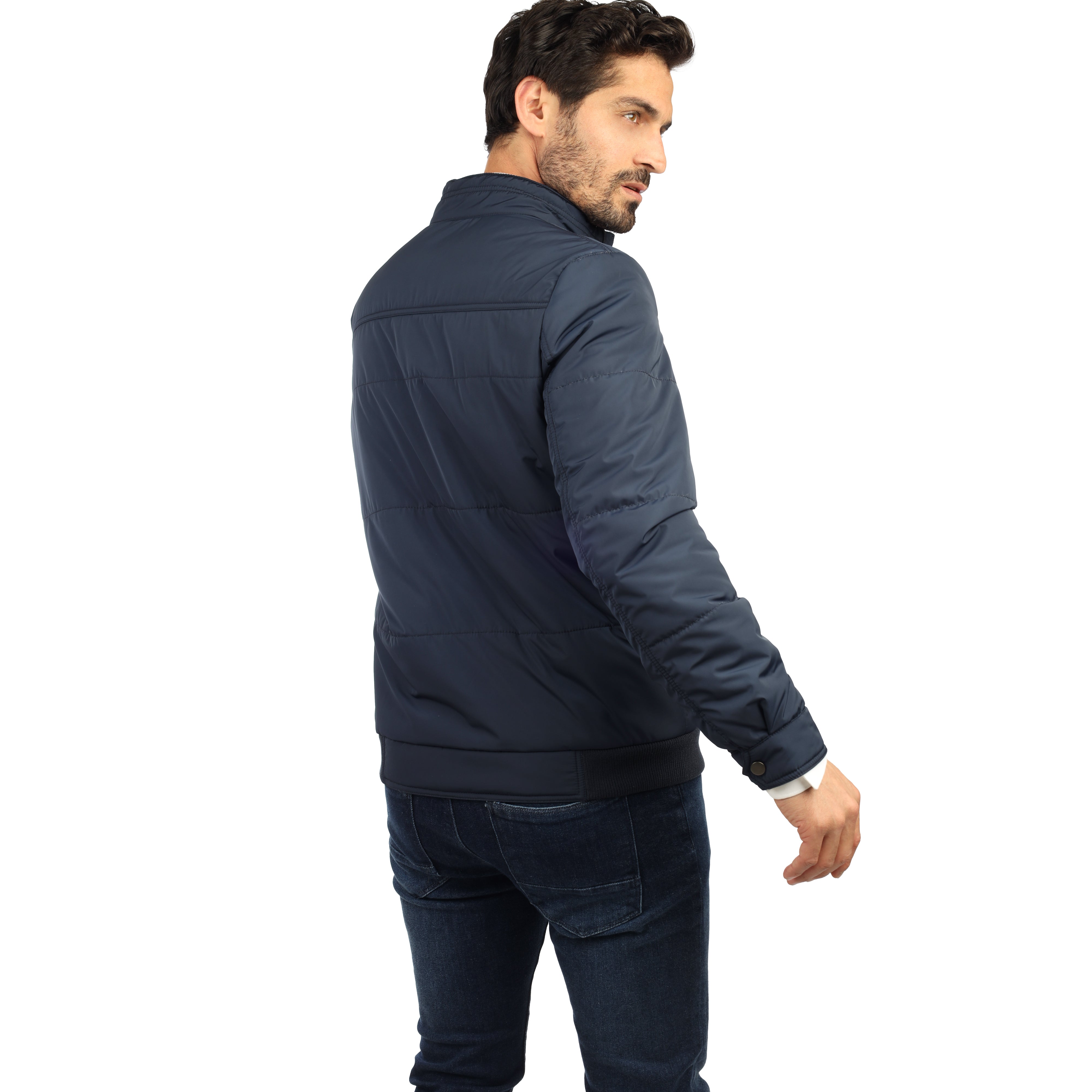 Navy Velvet Waterproof Jacket