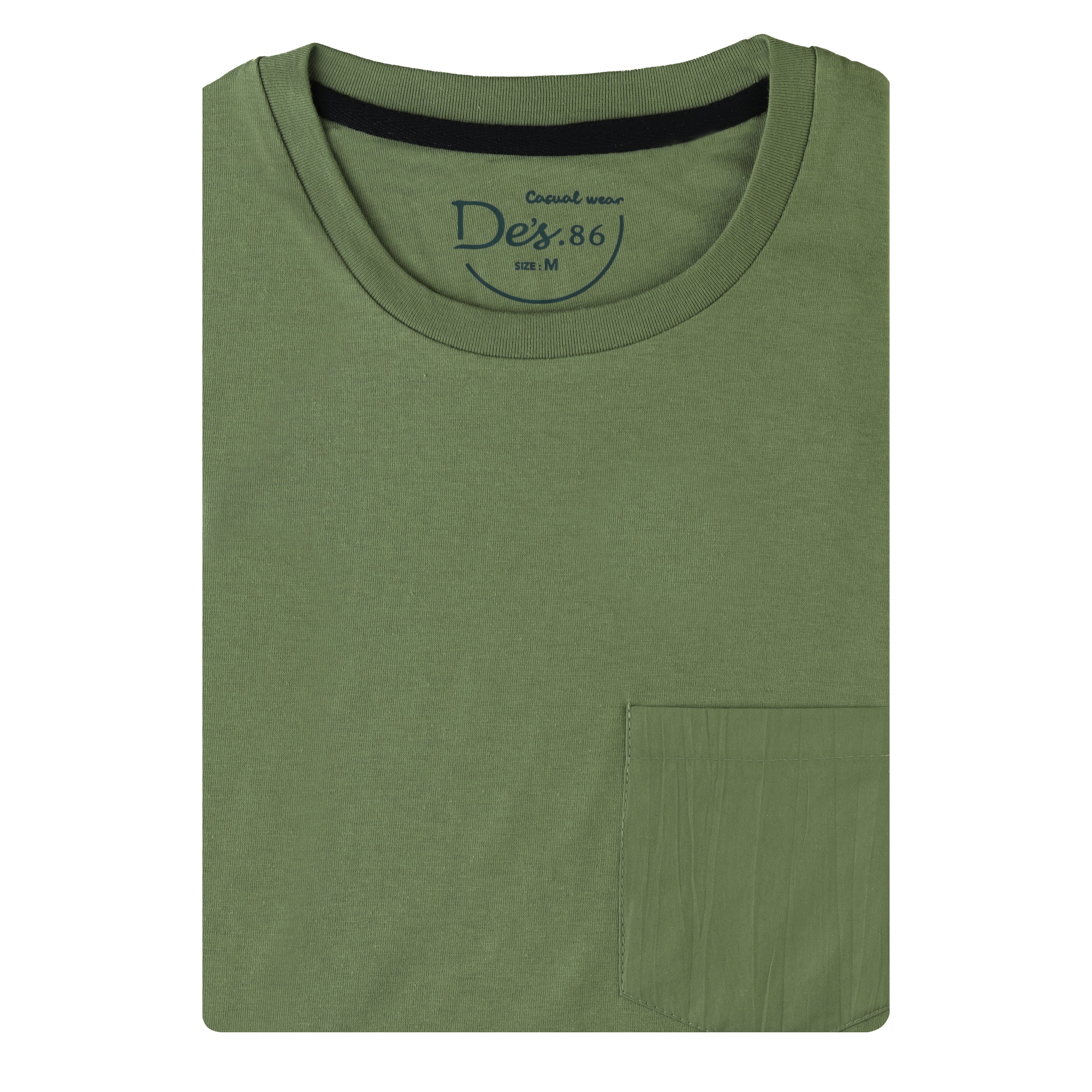 Light-Green round T-shirt