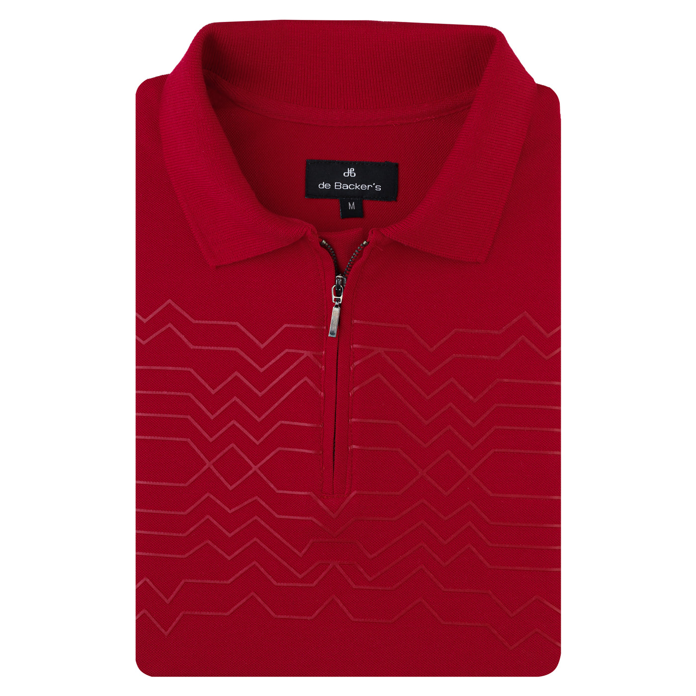 Red coloured Polo shirt