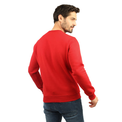 Printed Red Sweatshirt