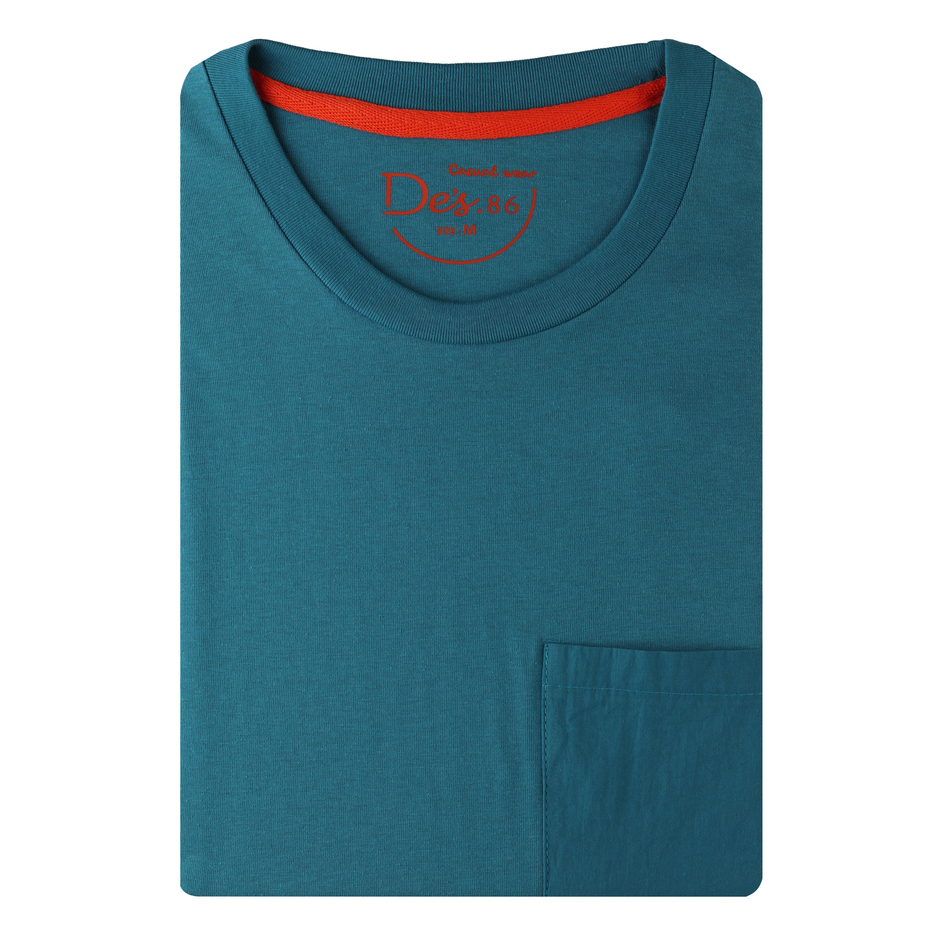 Turquoise round T-shirt